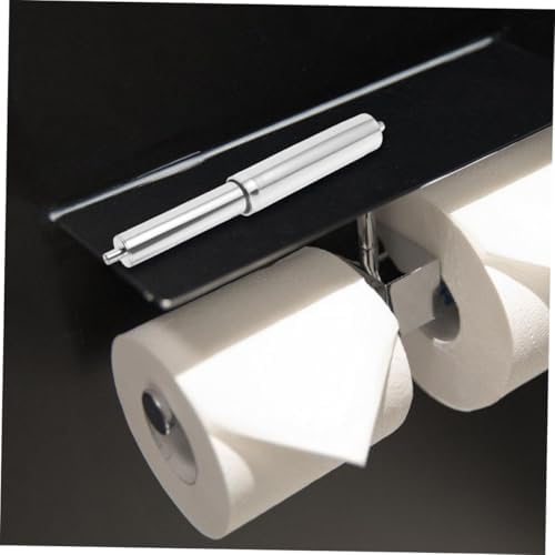 3pcs Toilet Tissue Holder Replacement with Spring Rod