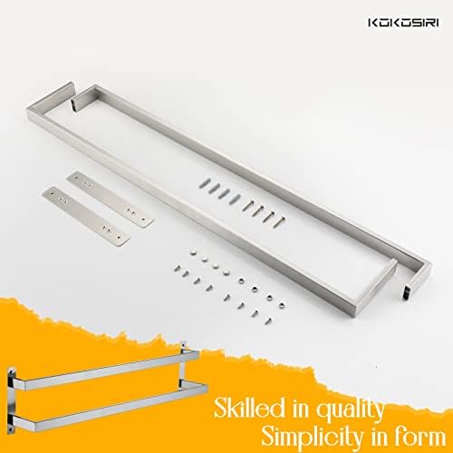 KOKOSIRI 2-Tier Ladder Towel Bar 32 Inches Brushed Stainless Steel