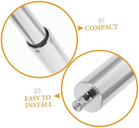 Cabilock 4pcs Toilet Paper Holder Spring Rod Stainless Steel