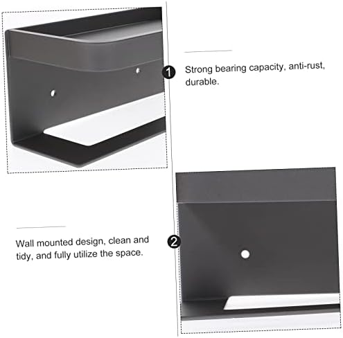 SEWOART Toilet Tissue Holder Shelf Aluminum Wall-Mounted Storage Rack