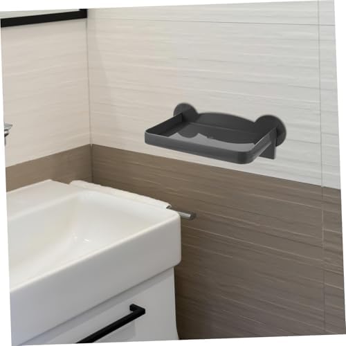 PRETYZOOM Peel Stick Toilet Paper Holder with Shelf