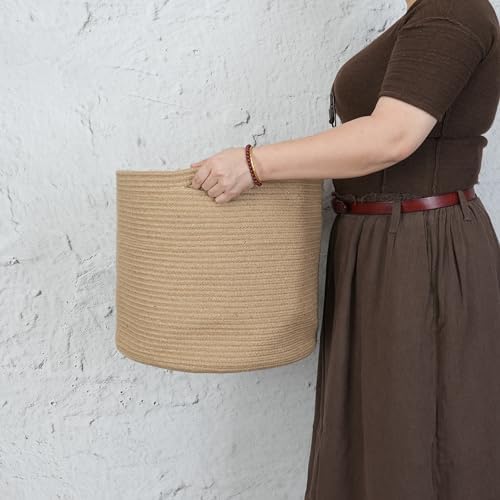 Jute Rope Storage Basket for Kids 16 x 14