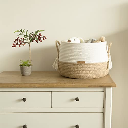 Boho Cotton Rope Basket - Large 118x98 for Stuffed Animals Storage
