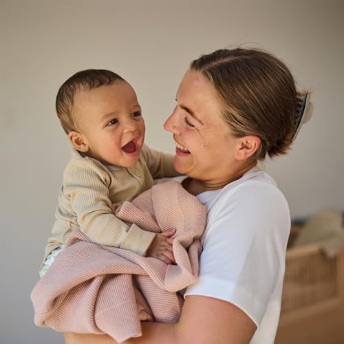 Huxie Blush Ultra-Soft Organic Cotton Baby Blanket 30x40