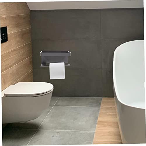 DOITOOL Wall-Mounted Toilet Paper Holder with Shelf