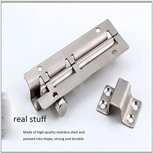 SHAUNI Stainless Steel Slide Bolt Door Lock Hasp