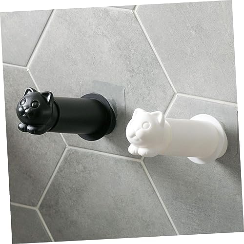 NUOBESTY Wall Mount Toilet Paper Holder with Cute Cat Design