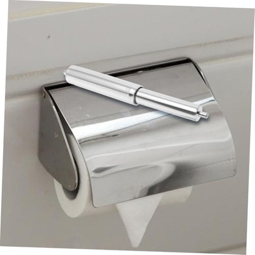 Cabilock 4pcs Stainless Steel Toilet Paper Holder Retractable Rollers