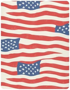 Gbjiemia Crib Sheets with US Flag Design