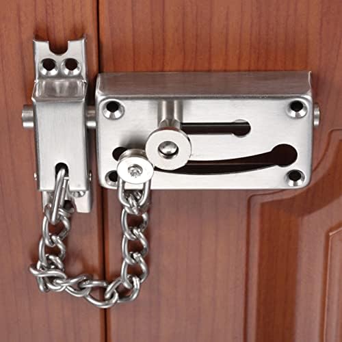 SHAUNI Heavy Duty Gate Latch with Anti-Theft Chain and Screw Hardware