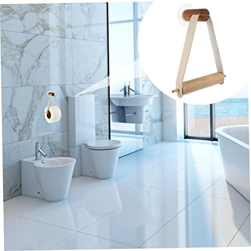 TOBBOMEY Wall Hanging Towel and Toilet Paper Holder 1