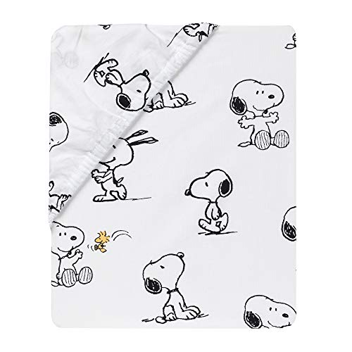Lambs Ivy Classic Snoopy Cotton Fitted Crib Sheet