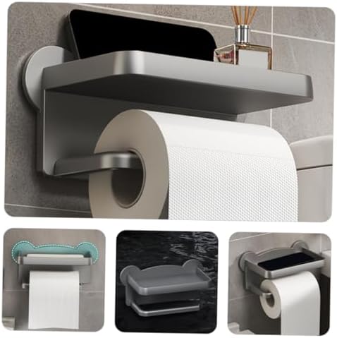 OSALADI Chrome Paper Towel Holder Wall Mount 1