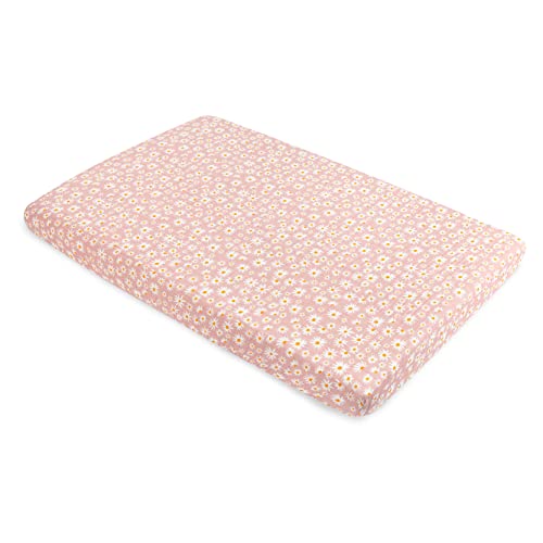 Babyletto Organic Cotton Mini Crib Sheet Daisy