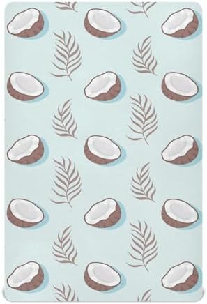 KICPOAY Crib Sheets Breathable Soft Stretchy Playard Sheets for Baby Toddler
