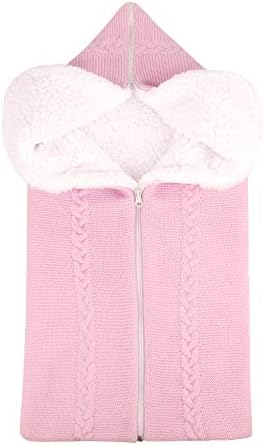 Lekad Baby Swaddle Blanket with 4 Zippers - Soft Velvet Sleeping Bag