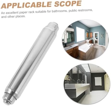 VILLFUL Stainless Steel Toilet Paper Holder Replacement Rod