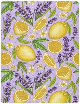 KICPOAY Crib Sheets with Lavender Flowers Design