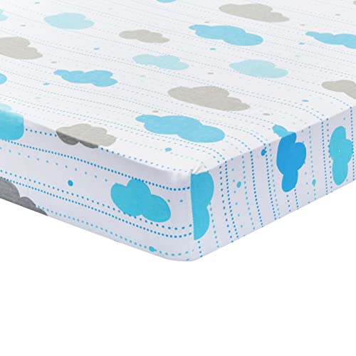 Everyday Kids 2 Pack Crib Sheets for Boys - Celestial Themes