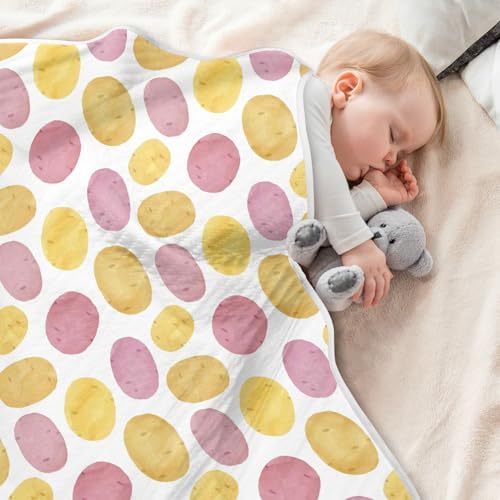 SHJI Baby Swaddle Blanket 30x40in Cotton for Newborns