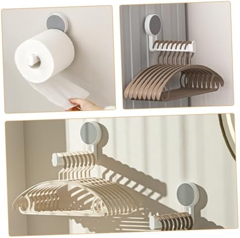 POPETPOP Wall Mount Toilet Paper Holder No Drilling Installation
