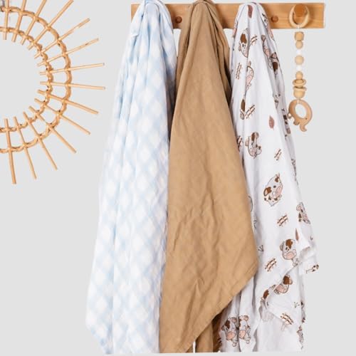 Forever Nook Baby Swaddle Blankets 3-Pack Set