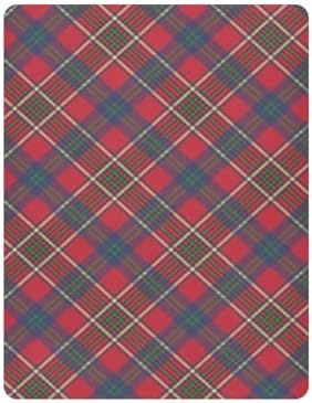 Green Red Classic Tartan Crib Sheets for Boys and Girls