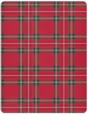 Joisal Red Check Crib Sheets Fitted Toddler Bedding
