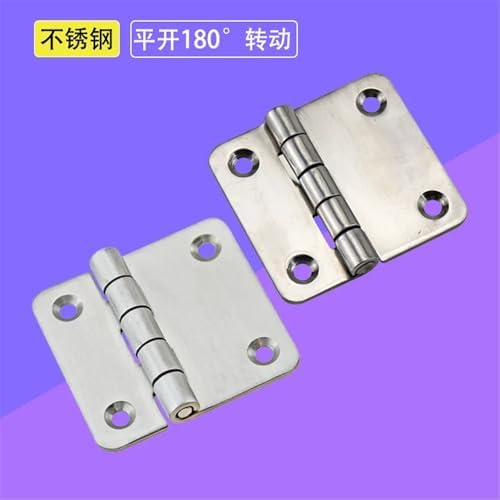 FANGZHNHT 304 Stainless Steel Gate Hinges 180 Degree Heavy Duty