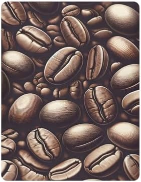 ALAZA Coffee Beans Pattern Crib Sheets for Baby
