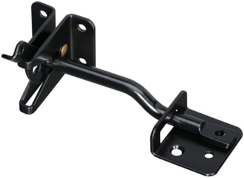 National Hardware N344-689 Post Mount Gate Latch 6 Black