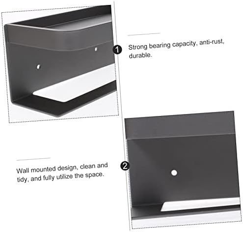 KONTONTY Wall-Mounted Toilet Paper Holder with Shelf