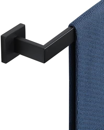 Alise 16 Inch Matte Black Towel Bar Stainless Steel