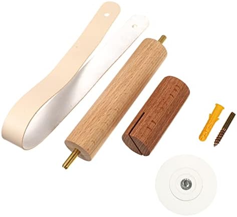SEWOART Toilet Paper Holder Wall Mounted Wooden Sturdy