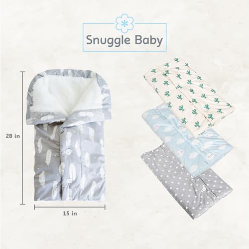 Snuggle Baby Swaddle Blanket - Boho Feathers