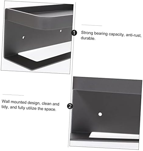 WHAMVOX Toilet Paper Holder with Shelf Wall Mount