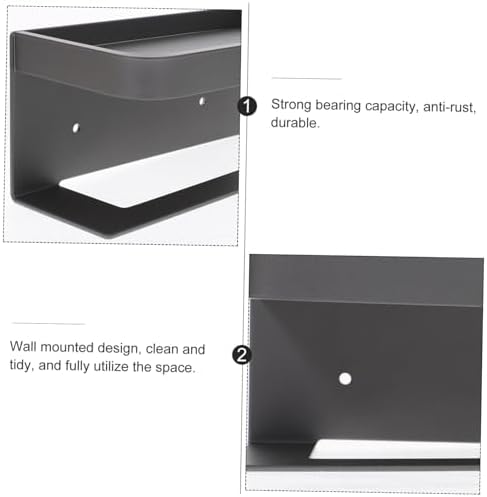 Bathroom Toilet Paper Holder with Shelf Wall Mount