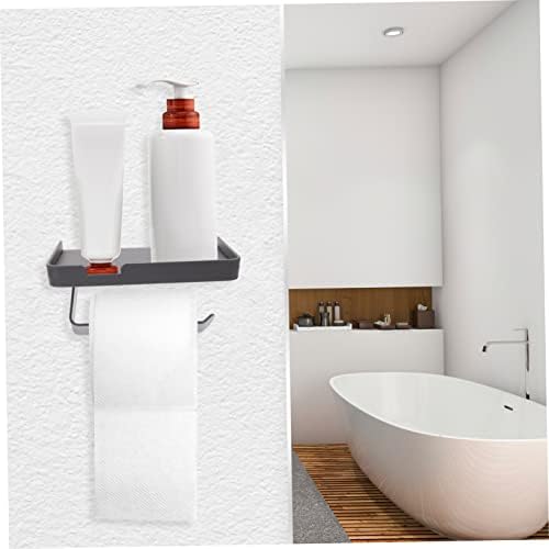 VINTORKY Stainless Steel Toilet Paper Holder with Storage Shelf