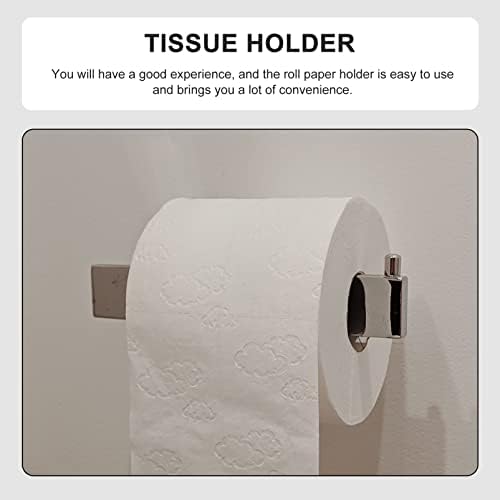 SEWACC 1Pc Mounted Toilet Paper Holder Durable Chrome