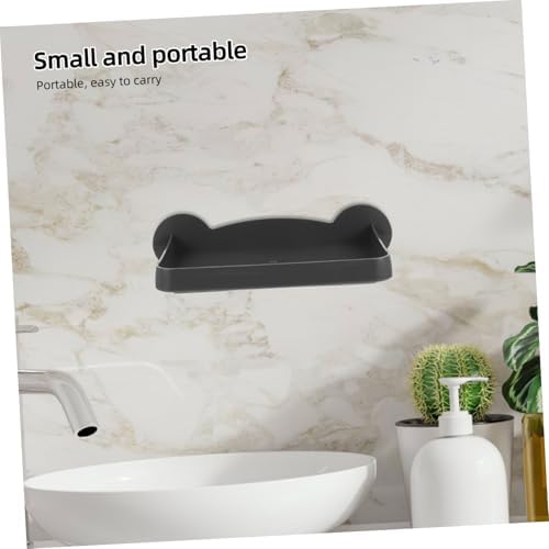 Modern Toilet Paper Holder with Adhesive Wall Shelf 1