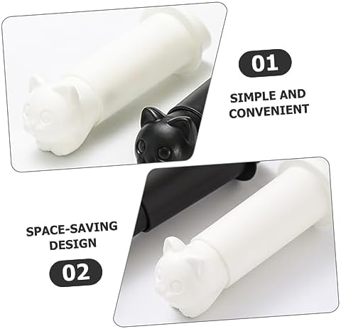 NUOBESTY Wall Mount Toilet Paper Holder with Cute Cat Design