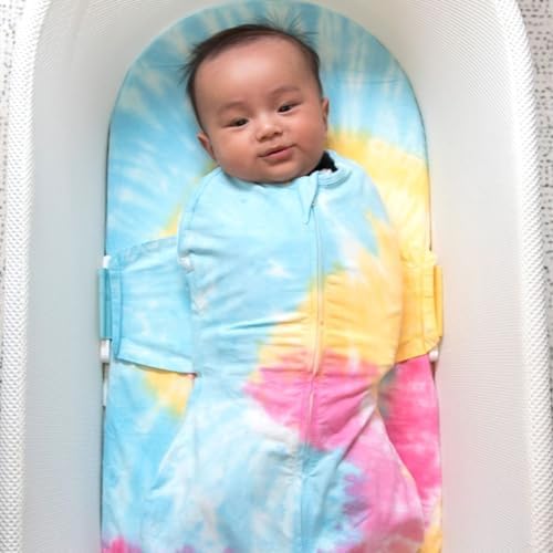 Happiest Baby SNOO Sleep Sack - Large Tie Dye Rainbow Organic Cotton