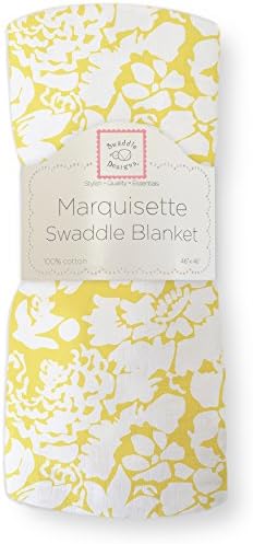 SwaddleDesigns Marquisette Swaddle Blanket Soft Premium Cotton 46x46 Inches