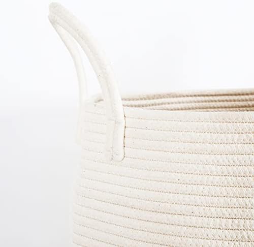 Inspack Cotton Woven Laundry Basket for Baby and Home Storage