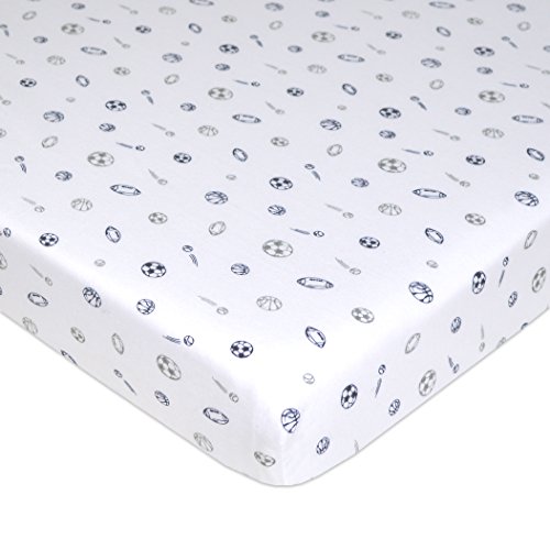 American Baby Company 2 Pack Natural Cotton Crib Sheets