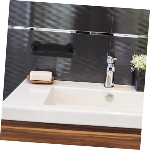 Toilet Paper Holder Wall Mount No Drill Adhesive Shelf for Bathroom