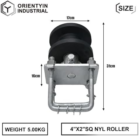 ORIENTYIN Sliding Gate Rollers - Pack of 1