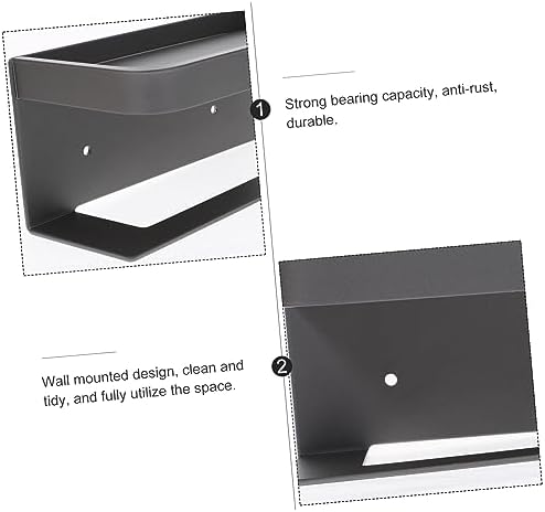 NULYLU Wall-Mounted Toilet Paper Holder with Shelf