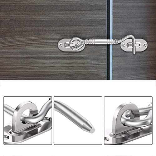 SHAUNI Gate Latch Hook Eye Lock 4pcs Set