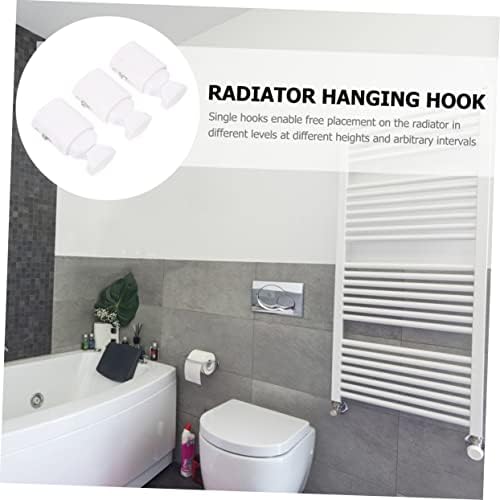 BUGUUYO 3pcs Radiator Towel Hooks Space Saving Design